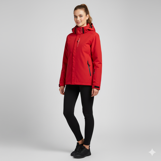 Eleganter Damen Regenmantel mit Kapuze – Stilvoll & Wetterfest