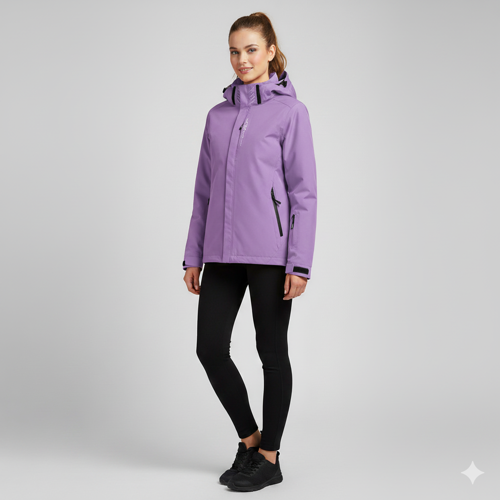 Eleganter Damen Regenmantel mit Kapuze – Stilvoll & Wetterfest