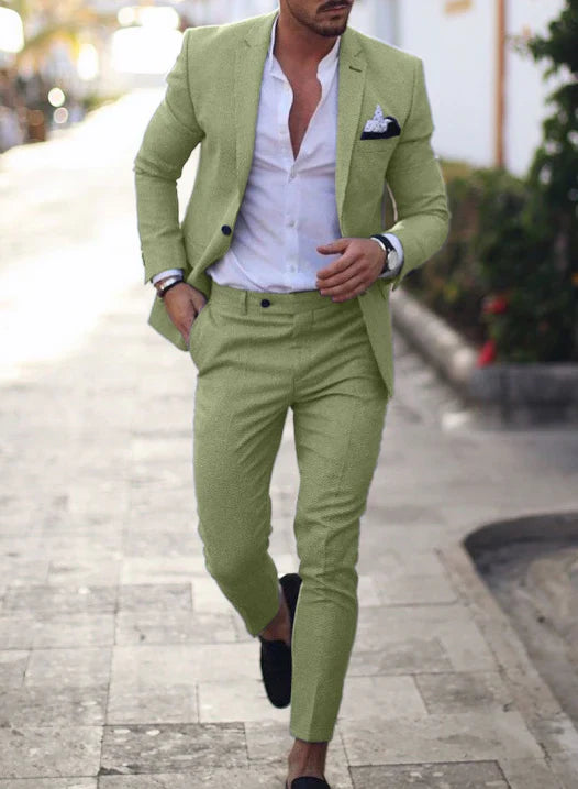 Herren Sommer 2-Teiliger Hochzeitsgast Anzug | Blazer und Hose