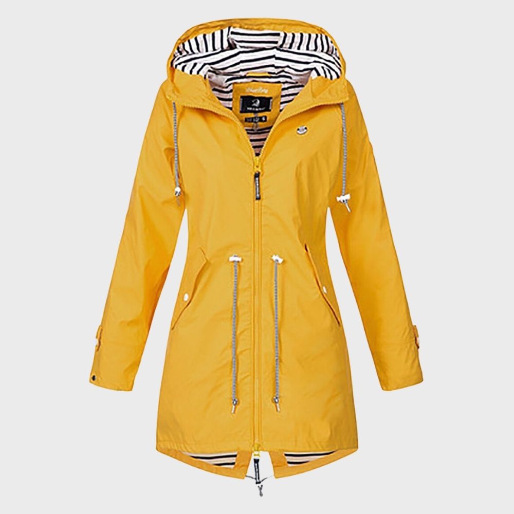 Damen Kapuzen Regenjacke | Lang