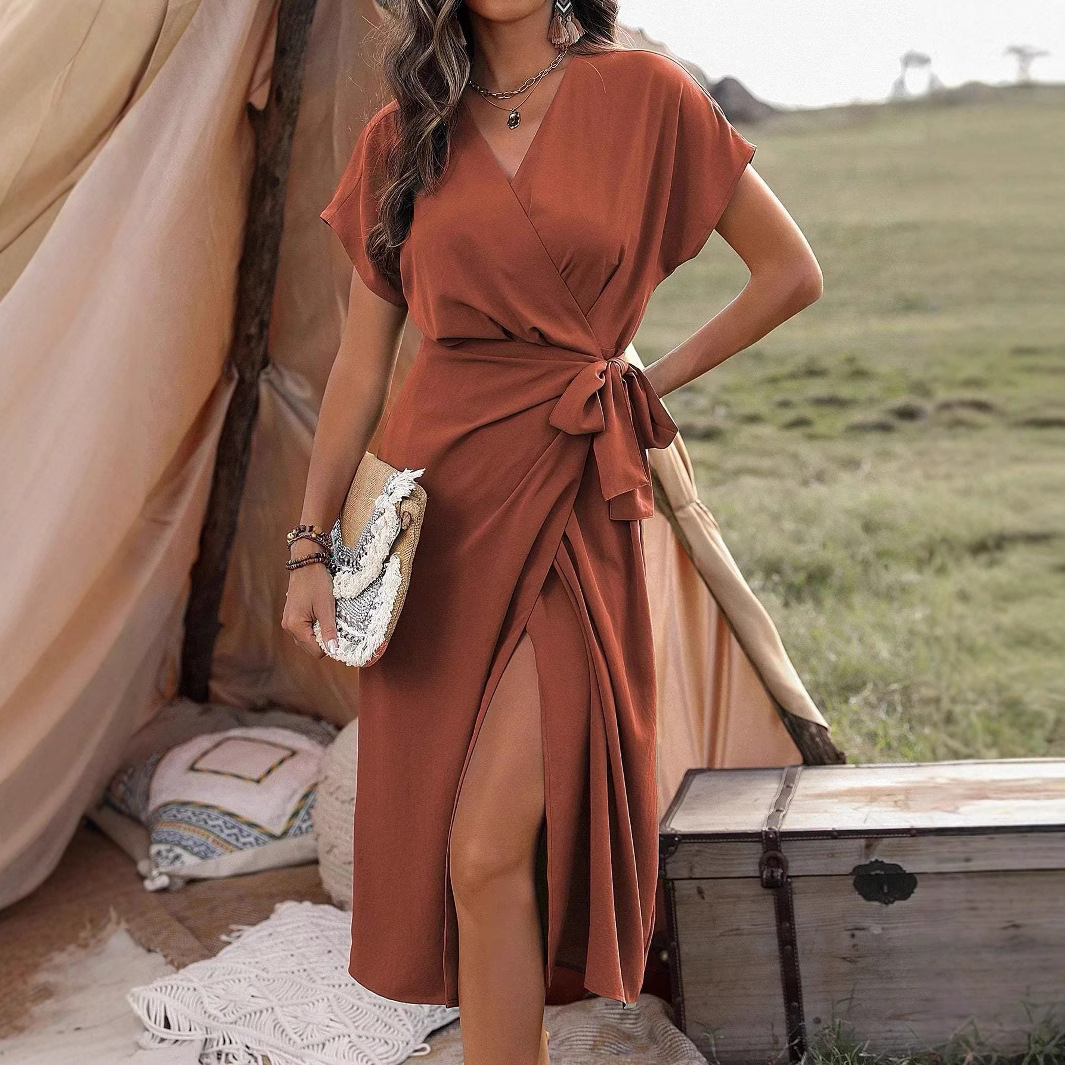 ALISSIA | Elegantes Wickelkleid mit raffinierten Details