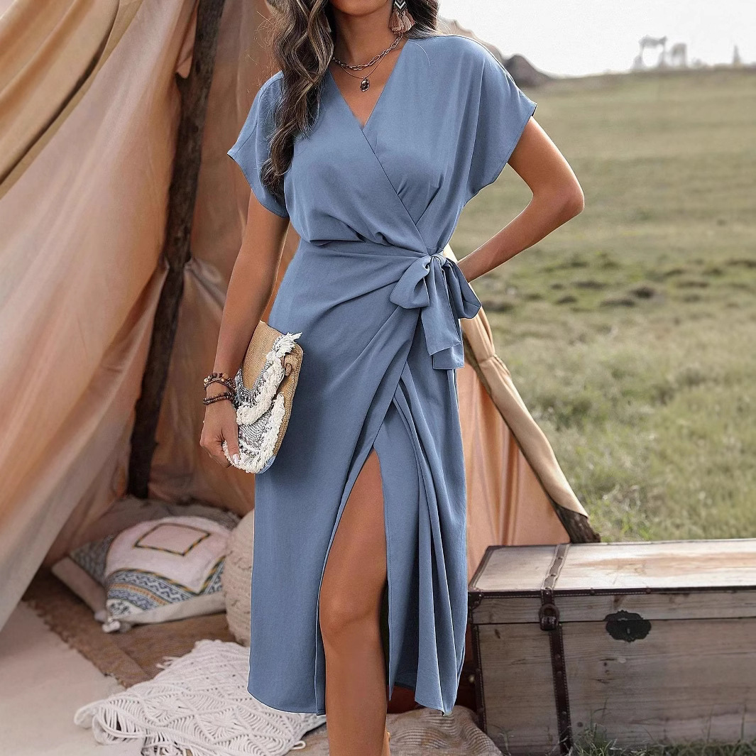 ALISSIA | Elegantes Wickelkleid mit raffinierten Details